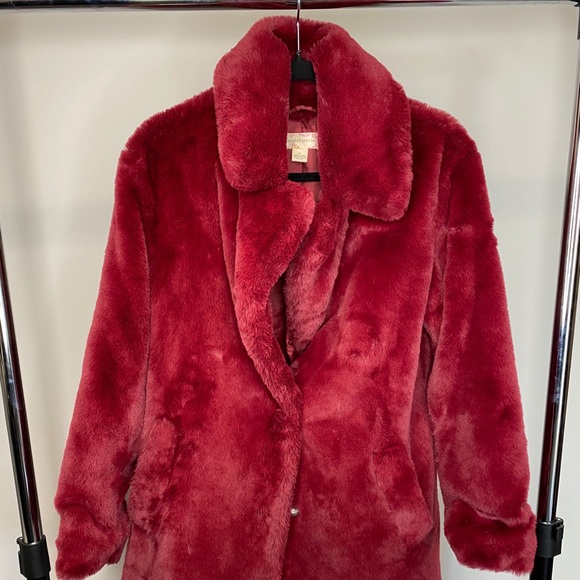 BAND OF GYPSIES FUZZY OVERSIZED JACKET - Picture 1 of 5